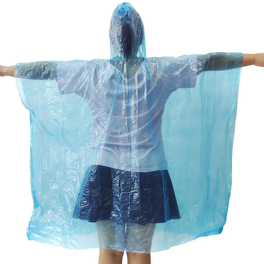 Portable Rain Poncho Pack Waterproof Emergency