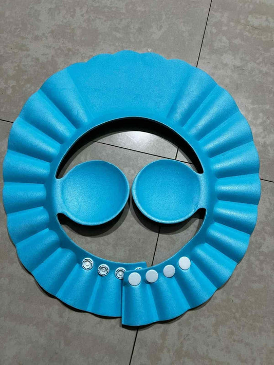 Baby Shower Bathing Cap Adjustable, Soft & Safe for Bath Time & Haircuts (Pack of 2)