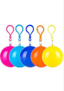 Portable Rain Poncho Pack Waterproof Emergency