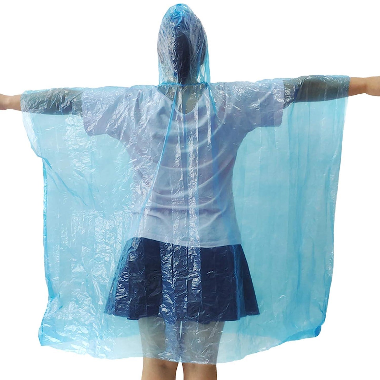 Portable Rain Poncho Pack Waterproof Emergency