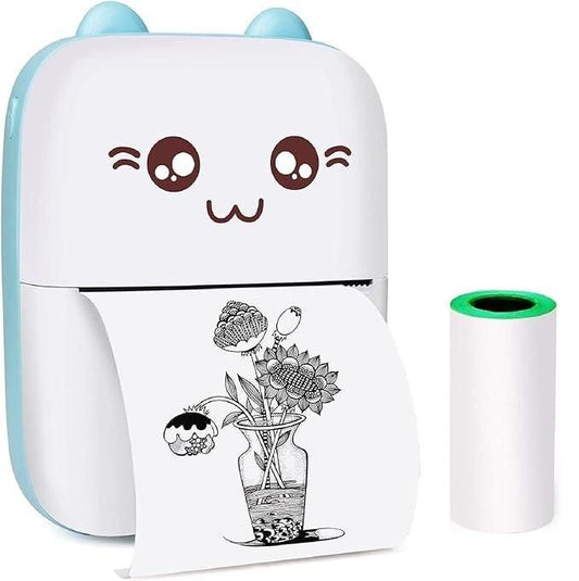 Portable Bluetooth Mini Printer I Compact, Wireless & Perfect for On-the-Go Printer