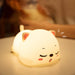 Soft Silicone Baby Adorable Cat Night Light