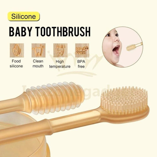 Baby Finger Toothbrush - Soft Silicone, Gentle Cleaning & Teething Relief I BPA-Free & Non-Toxic for Toddlers