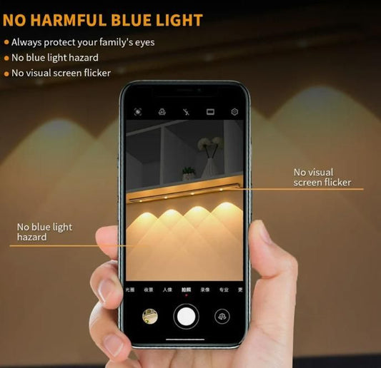 Smart Motion Sensor Light  LED Automatic Light for Closet & Cabinet USB Rechargeable Stick-On for Closet